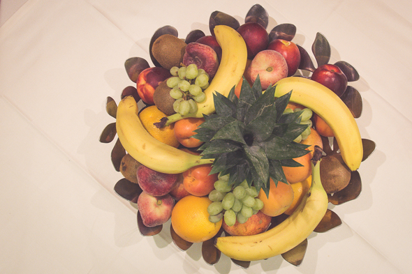 Vitaminreicher Obstkorb für unsere Gäste im Hotel Drei Raben